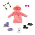 Bábika Melody Music & Fashion Set Girls Corolle s dlhými hnedými vlasmi 28 cm 4 doplnky od 4 rokov