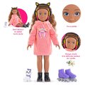 Bábika Melody Music & Fashion Set Girls Corolle s dlhými hnedými vlasmi 28 cm 4 doplnky od 4 rokov