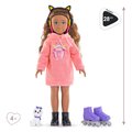Bábika Melody Music & Fashion Set Girls Corolle s dlhými hnedými vlasmi 28 cm 4 doplnky od 4 rokov