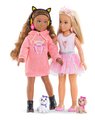 Bábika Melody Music & Fashion Set Girls Corolle s dlhými hnedými vlasmi 28 cm 4 doplnky od 4 rokov