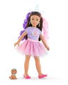 Bábika Luna Unicorn Set Girls Corolle s dlhými hnedými vlasmi 28 cm 4 doplnky od 4 rokov