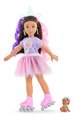 Bábika Luna Unicorn Set Girls Corolle s dlhými hnedými vlasmi 28 cm 4 doplnky od 4 rokov