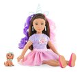 Bábika Luna Unicorn Set Girls Corolle s dlhými hnedými vlasmi 28 cm 4 doplnky od 4 rokov