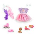 Bábika Luna Unicorn Set Girls Corolle s dlhými hnedými vlasmi 28 cm 4 doplnky od 4 rokov