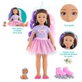 Bábika Luna Unicorn Set Girls Corolle s dlhými hnedými vlasmi 28 cm 4 doplnky od 4 rokov
