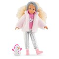 Bábika Valentine in the Mountain Set Girls Corolle s kučeravými blond vlasmi 28 cm 4 doplnky od 4 rokov