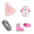 Bábika Valentine in the Mountain Set Girls Corolle s kučeravými blond vlasmi 28 cm 4 doplnky od 4 rokov