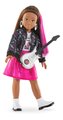 Bábika Melody Music Studio Set Girls Corolle s dlhými hnedými vlasmi 28 cm 4 doplnky od 4 rokov