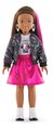 Bábika Melody Music Studio Set Girls Corolle s dlhými hnedými vlasmi 28 cm 4 doplnky od 4 rokov