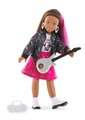 Bábika Melody Music Studio Set Girls Corolle s dlhými hnedými vlasmi 28 cm 4 doplnky od 4 rokov