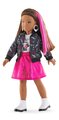 Bábika Melody Music Studio Set Girls Corolle s dlhými hnedými vlasmi 28 cm 4 doplnky od 4 rokov