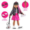 Bábika Melody Music Studio Set Girls Corolle s dlhými hnedými vlasmi 28 cm 4 doplnky od 4 rokov