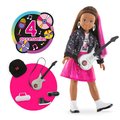 Bábika Melody Music Studio Set Girls Corolle s dlhými hnedými vlasmi 28 cm 4 doplnky od 4 rokov