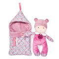 Bábika v spacom vaku Bébé Douillette Jolijou rôzne druhy z jemného textilu 20 cm