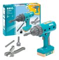 Vŕtačka elektronická so svetlom Builder Power Screwdriver BRIO s 3 vymeniteľnými nadstavcami od 3 rokov BRIO6008