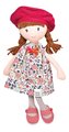 Bábika Floryne Having Fun Jolijou 36 cm s hnedými vláskami vo vzorovaných šatách z jemného textilu od 5 rokov