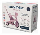 Trojkolka s vodiacou tyčou Breeze S Peach TouchSteering smarTrike s voľnobehom s košíkom na fľašku od 15 mes ST6050700