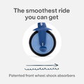 Trojkolka s vodiacou tyčou Breeze S Ocean Blue TouchSteering smarTrike s voľnobehom s košíkom na fľašku od 15 mes