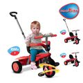 Trojkolka Breeze Touch Steering smarTrike červeno-čierna od 10 mes