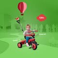 Trojkolka Breeze Touch Steering smarTrike červeno-čierna od 10 mes