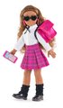Súprava oblečenia English Student Dressing Room Girls Corolle pre 28 cm bábiku 8 doplnkov od 4 rokov