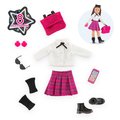 Súprava oblečenia English Student Dressing Room Girls Corolle pre 28 cm bábiku 8 doplnkov od 4 rokov