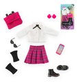 Súprava oblečenia English Student Dressing Room Girls Corolle pre 28 cm bábiku 8 doplnkov od 4 rokov