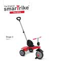 Trojkolka Breeze Plus smarTrike TouchSteering s tlmičom a voľnobehom červeno-čierna od 10 mes