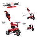 Trojkolka Breeze GL 3v1 Red Touch Steering smarTrike červeno-čierna od 10 mes