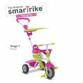 Trojkolka Zip Plus 3v1 Touch Steering smarTrike ružová EVA gumové kolesá od 10 mes