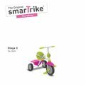 Trojkolka Zip Plus 3v1 Touch Steering smarTrike ružová EVA gumové kolesá od 10 mes