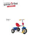Trojkolka Zip Plus 4in1 smarTrike TouchSteering TouchSteering Eva gumové kolesá modrá od 10 mes