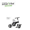 Trojkolka Glow Touch Steering 4v1 Black&White smarTrike čierno-biela od 10 mes