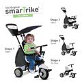 Trojkolka Glow Touch Steering 4v1 Black&White smarTrike čierno-biela od 10 mes