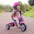 Trojkolka Swirl DLX 4v1 Grey&Pink TouchSteering smarTrike s tlmičom a voľnobehom + UV filter šedo-ružová od 10 mes