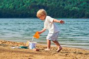 Vedro set s krhlou Rytieri Knights Beach Summer Écoiffier 17 cm s lopatkou a 2 formičkami v tvare hradu od 18 mes