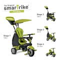 Trojkolka Glow Touch Steering 4v1 Black&Green smarTrike zeleno-čierna od 10 mes