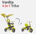 Trojkolka s taškou Vanilla Green SmarTrike s vysokou opierkou a 3-bodový bezpečnostný pás od 10 mes