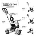 Trojkolka Vanilla smarTrike TouchSteering so slnečníkom čierno-biela od 10 mes