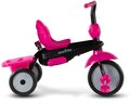 Trojkolka Vanilla Plus Pink Classic smarTrike TouchSteering ovládanie s gumenými kolesami a tlmičom 2 tašky od 10 mes