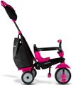 Trojkolka Vanilla Plus Pink Classic smarTrike TouchSteering ovládanie s gumenými kolesami a tlmičom 2 tašky od 10 mes