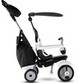 Trojkolka Vanilla Plus Black&White Classic smarTrike TouchSteering ovládanie s gumenými kolesami a tlmičom 2 tašky od 10 mes