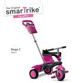 Trojkolka Vanilla 4v1 Pink Touch Steering smarTrike ružová so slnečníkom od 10 mes