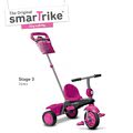 Trojkolka Vanilla 4v1 Pink Touch Steering smarTrike ružová so slnečníkom od 10 mes