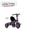 Trojkolka Spirit Pink 4v1 Touch Steering smarTrike ružová od 10 mes