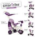 Trojkolka Splash 5v1 Purple&White smarTrike 360° riadenie s polohovateľnou opierkou fialovo-krémová od 10 mes