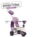 Trojkolka Splash 5v1 Purple&White smarTrike 360° riadenie s polohovateľnou opierkou fialovo-krémová od 10 mes