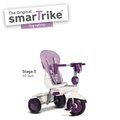 Trojkolka Splash 5v1 Purple&White smarTrike 360° riadenie s polohovateľnou opierkou fialovo-krémová od 10 mes