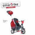 Trojkolka Splash 5v1 Red smarTrike 360° riadenie s polohovateľnou opierkou červeno-šedá od 10 mes