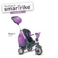 Trojkolka Splash 5v1 Purple smarTrike 360° riadenie s polohovateľnou opierkou fialovo-šedá od 10 mes